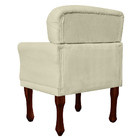 Kit 02 Poltronas Decorativas Anita Pés Luis Xv Suede Bege - D