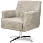 Kit 02 Poltronas Decorativas Base Evo Diva D02 Tressê Linho C