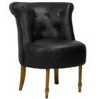 Kit 02 Poltronas Decorativas Base Fixa Olinda D02 Corano Pret