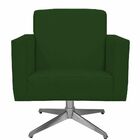 Kit 02 Poltronas Decorativas Base Giratória Para Sala De Esta