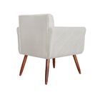 Kit 02 Poltronas Decorativas Bordadas Atenas Para Sala E Quar