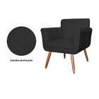 Kit 02 Poltronas Decorativas Bordadas Atenas Para Sala E Quar