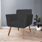 Kit 02 Poltronas Decorativas Bordadas Atenas Para Sala E Quar