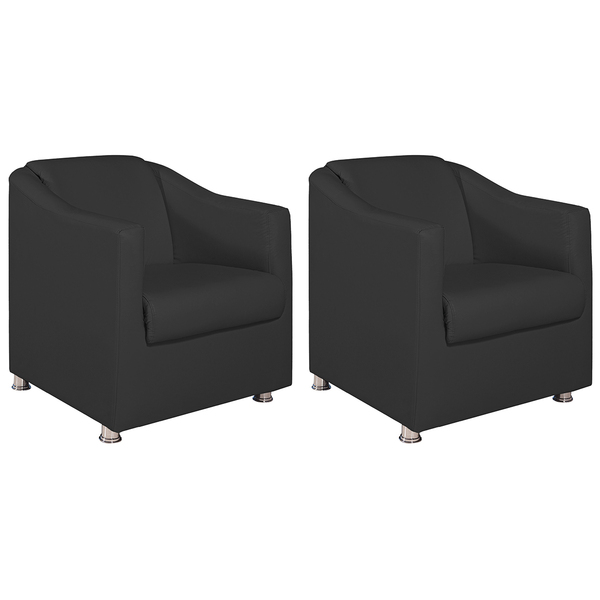 Kit 02 Poltronas Decorativas Catar Corano -  Doce Sonho Móvei