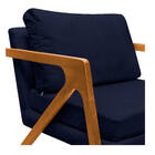 Kit 02 Poltronas Decorativas Elizabeth E01 Base Madeira Coran