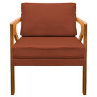 Kit 02 Poltronas Decorativas Elizabeth E01 Base Madeira Suede