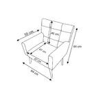 Kit 02 Poltronas Decorativas Emillia Suede Marsala  Para Sala