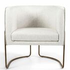 Kit 02 Poltronas Decorativas Fixa Base De Aço Choco Betina D0