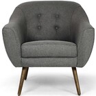 Kit 02 Poltronas Decorativas Fixa Com Pés Palitos Mily D02 Li