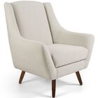 Kit 02 Poltronas Decorativas Fixa Pés De Madeira Juliet D02 A