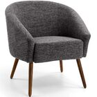 Kit 02 Poltronas Decorativas Fixa Pés Palito Marisa D02 Rústi