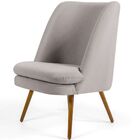 Kit 02 Poltronas Decorativas Fixa Pés Palito Pérsia D02 Rústi