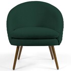 Kit 02 Poltronas Decorativas Fixa Pés Palito Rafa D02 Tressê