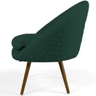 Kit 02 Poltronas Decorativas Fixa Pés Palito Rafa D02 Tressê