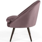 Kit 02 Poltronas Decorativas Fixa Pés Palito Rafa D02 Veludo