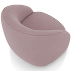 Kit 02 Poltronas Decorativas Giratória Angelina M03 Veludo Ro