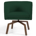 Kit 02 Poltronas Decorativas Giratória Base Ka Betina D02 Lin