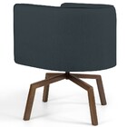 Kit 02 Poltronas Decorativas Giratória Base Ka Betina D02 Lin