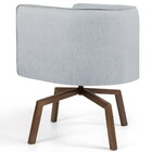 Kit 02 Poltronas Decorativas Giratória Base Ka Betina D02 Lin