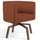 Kit 02 Poltronas Decorativas Giratória Base Ka Betina D02 Lin