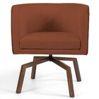 Kit 02 Poltronas Decorativas Giratória Base Ka Betina D02 Lin