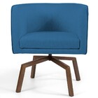 Kit 02 Poltronas Decorativas Giratória Base Ka Betina D02 Vel