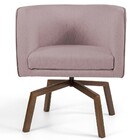 Kit 02 Poltronas Decorativas Giratória Base Ka Betina D02 Vel