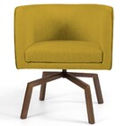 Kit 02 Poltronas Decorativas Giratória Base Ka Betina D02 Vel