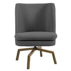 Kit 02 Poltronas Decorativas Giratória Base Ka Pérsia D02 Lin