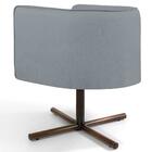 Kit 02 Poltronas Decorativas Giratória Base X Betina D02 Linh