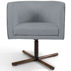 Kit 02 Poltronas Decorativas Giratória Base X Betina D02 Linh