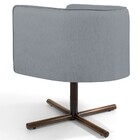 Kit 02 Poltronas Decorativas Giratória Base X Betina D02 Linh