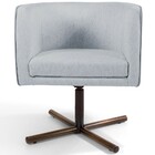 Kit 02 Poltronas Decorativas Giratória Base X Betina D02 Linh