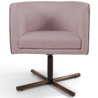 Kit 02 Poltronas Decorativas Giratória Base X Betina D02 Velu