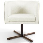 Kit 02 Poltronas Decorativas Giratória Base X Betina D02 Velu