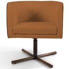 Kit 02 Poltronas Decorativas Giratória Base X Betina D02 Velu