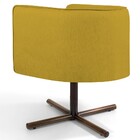 Kit 02 Poltronas Decorativas Giratória Base X Betina D02 Velu