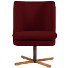 Kit 02 Poltronas Decorativas Giratória Base X Pérsia D02 Velu