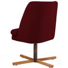 Kit 02 Poltronas Decorativas Giratória Base X Pérsia D02 Velu