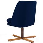 Kit 02 Poltronas Decorativas Giratória Base X Pérsia D02 Velu