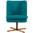 Kit 02 Poltronas Decorativas Giratória Base X Pérsia D02 Velu