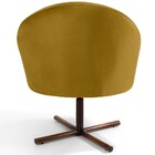 Kit 02 Poltronas Decorativas Giratória Base X Rafa D02 Veludo