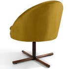 Kit 02 Poltronas Decorativas Giratória Base X Rafa D02 Veludo