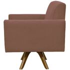 Kit 02 Poltronas Decorativas Giratória Para Sala De Estar Bas