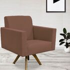 Kit 02 Poltronas Decorativas Giratória Para Sala De Estar Bas