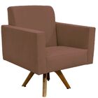 Kit 02 Poltronas Decorativas Giratória Para Sala De Estar Bas