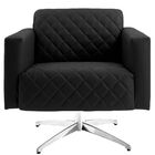 Kit 02 Poltronas Decorativas Giratória Sala De Estar Argélia