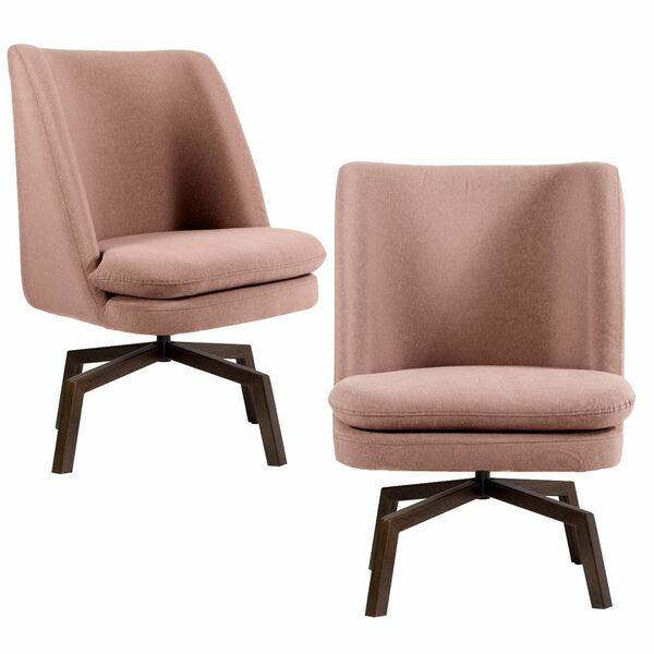 Kit 02 Poltronas Decorativas Giratória Sala De Estar Megara A