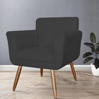 Kit 02 Poltronas Decorativas Isabela Em Tressê Pés Palito Sue