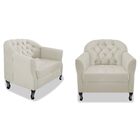 Kit 02 Poltronas Decorativas Julia A02 Corano - Amarena Móvei